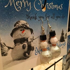 Snowman ☃️ Earrings